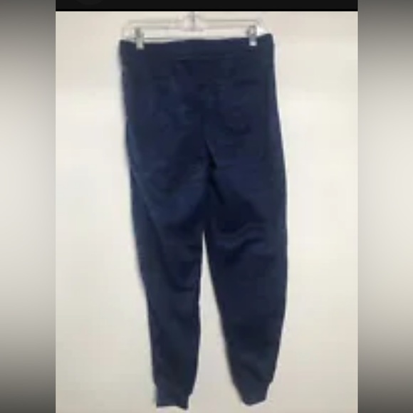 NBA Logo Sweatpants Blue Polyester Men's Small - Picture 4 of 7